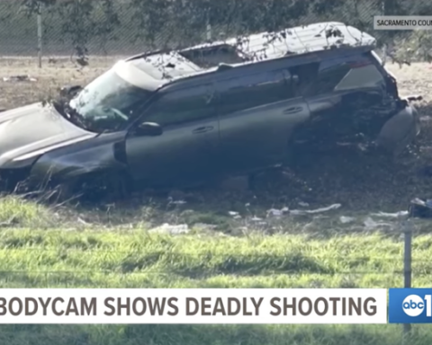 Dashcam footage crash